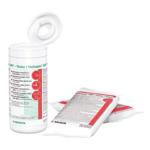 Braun Meliseptol HBV Wipes Refill Pack (100)