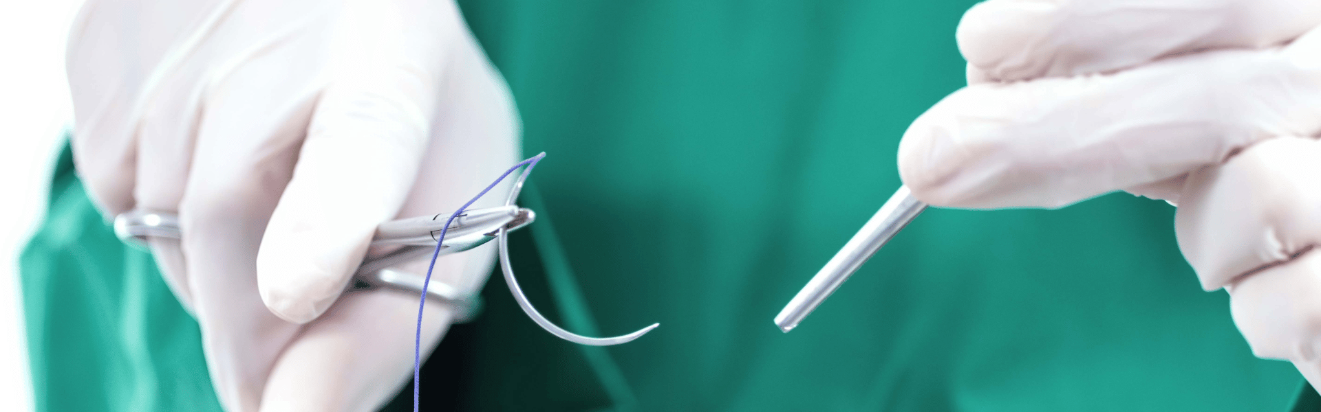 Veterinary Surgery Suture Needle And Suture Thread Pet Animal Pig Curved  Trigeminal Needle Veterinar
